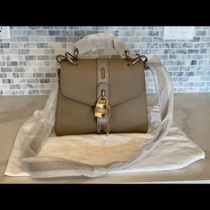 NWT Chloe Aby Medium Day Bag Motty Gray Rare MSRP $2390 New/Authentic w/ Receipt